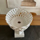 Old white porcelain fruit cup