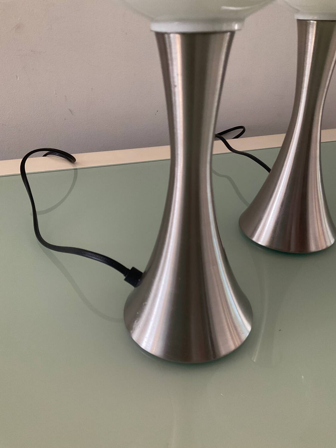 Pair of Space Age lamps