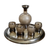 Liquor decanter and glasses