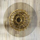 Rattan coffee table