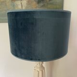 Lampe en bois sculpté Blanc d’Ivoire
