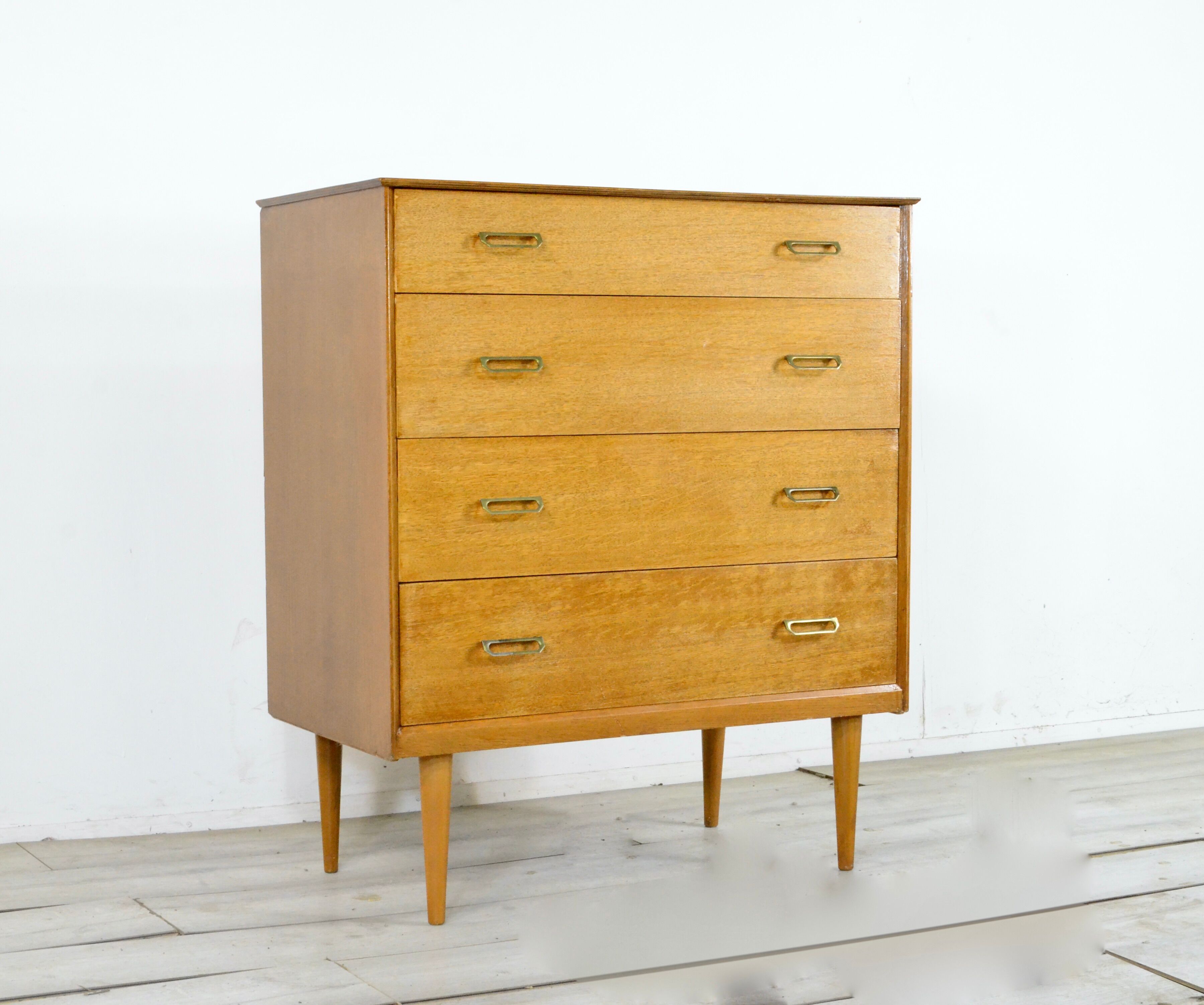 Midcentury tallboy / chest of drawers in teak