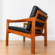 Vintage Danish Illum Wikkelsø teak lounge chair model 20