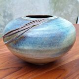 Vase en céramique par Nadia et Alain Pinel