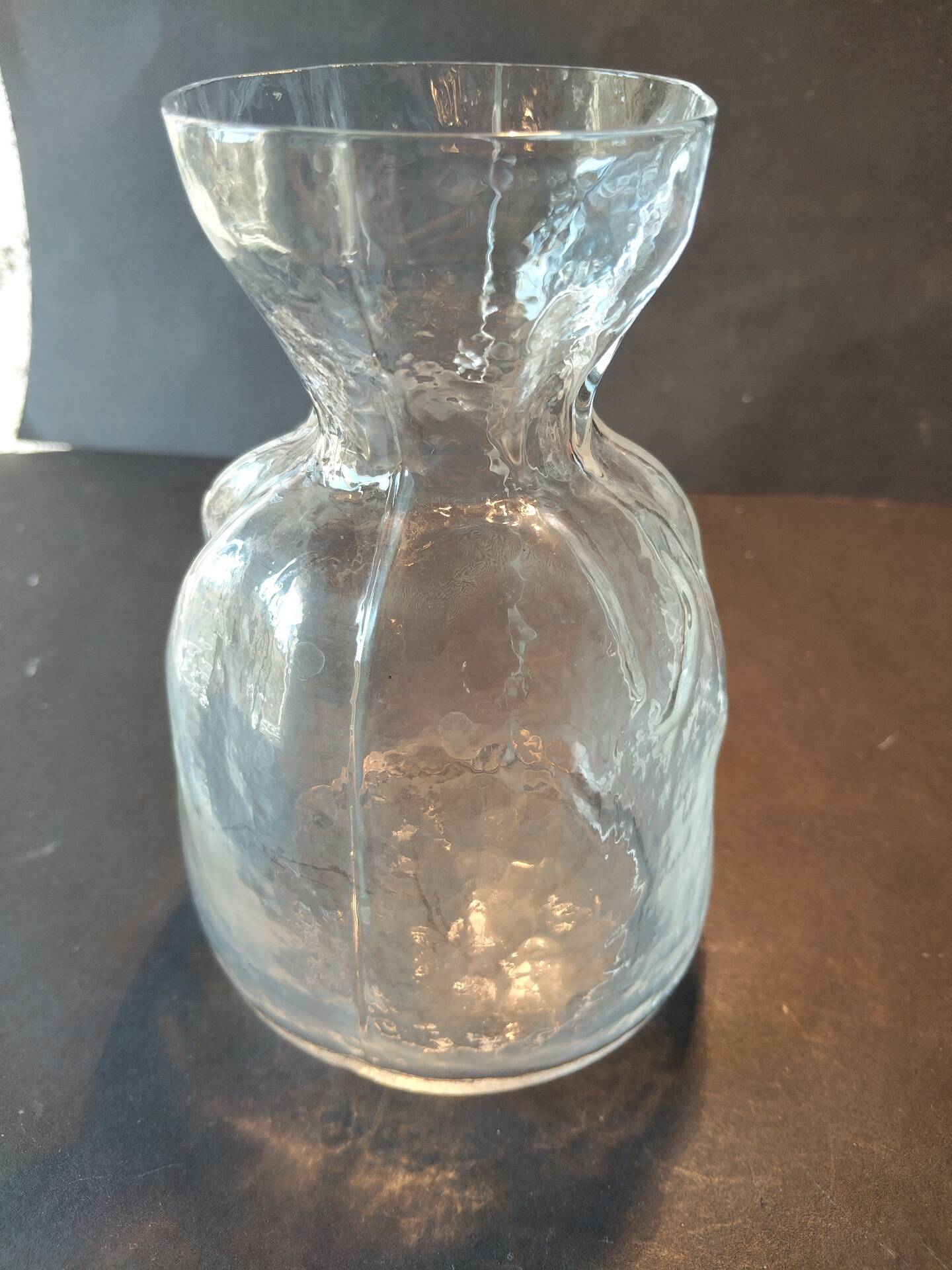 Blomknyte glass vase by Rune Strand for SEA Sweden, 1970s