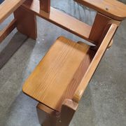 Bureau à système pliant pour enfant , vintage 1970