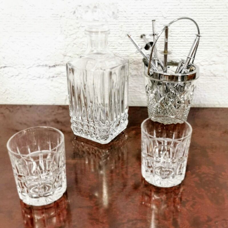 Crystal whiskey carafe