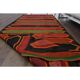 1970s vintage Turkish hand-knotted wool cotton red runner rug 118x330