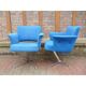 Paire de fauteuils design année 1970