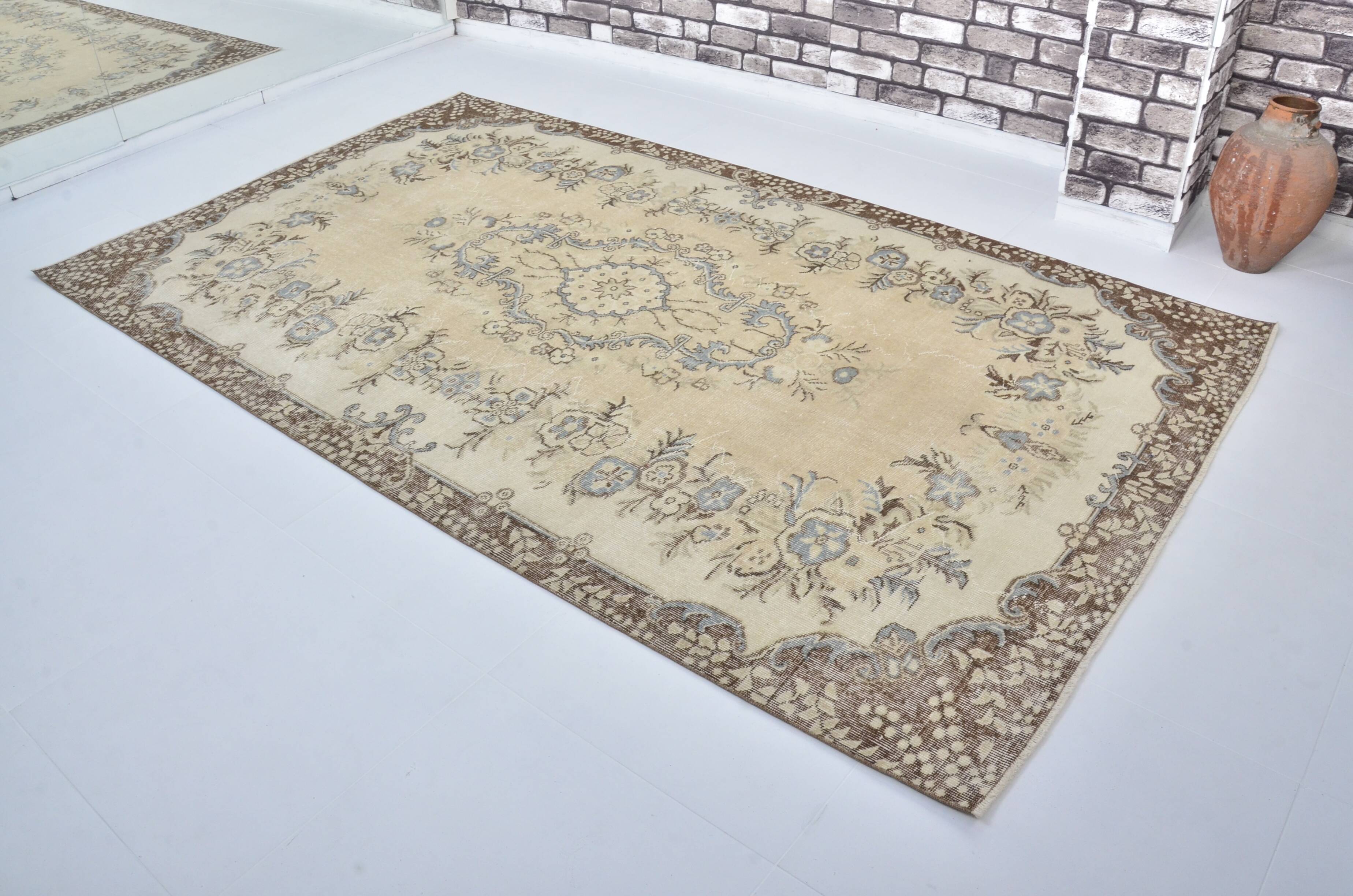 Oushak Turkish Vintage Rug sku 3266
