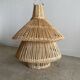Suspension ou luminaire en rotin en forme de lanterne asiatique