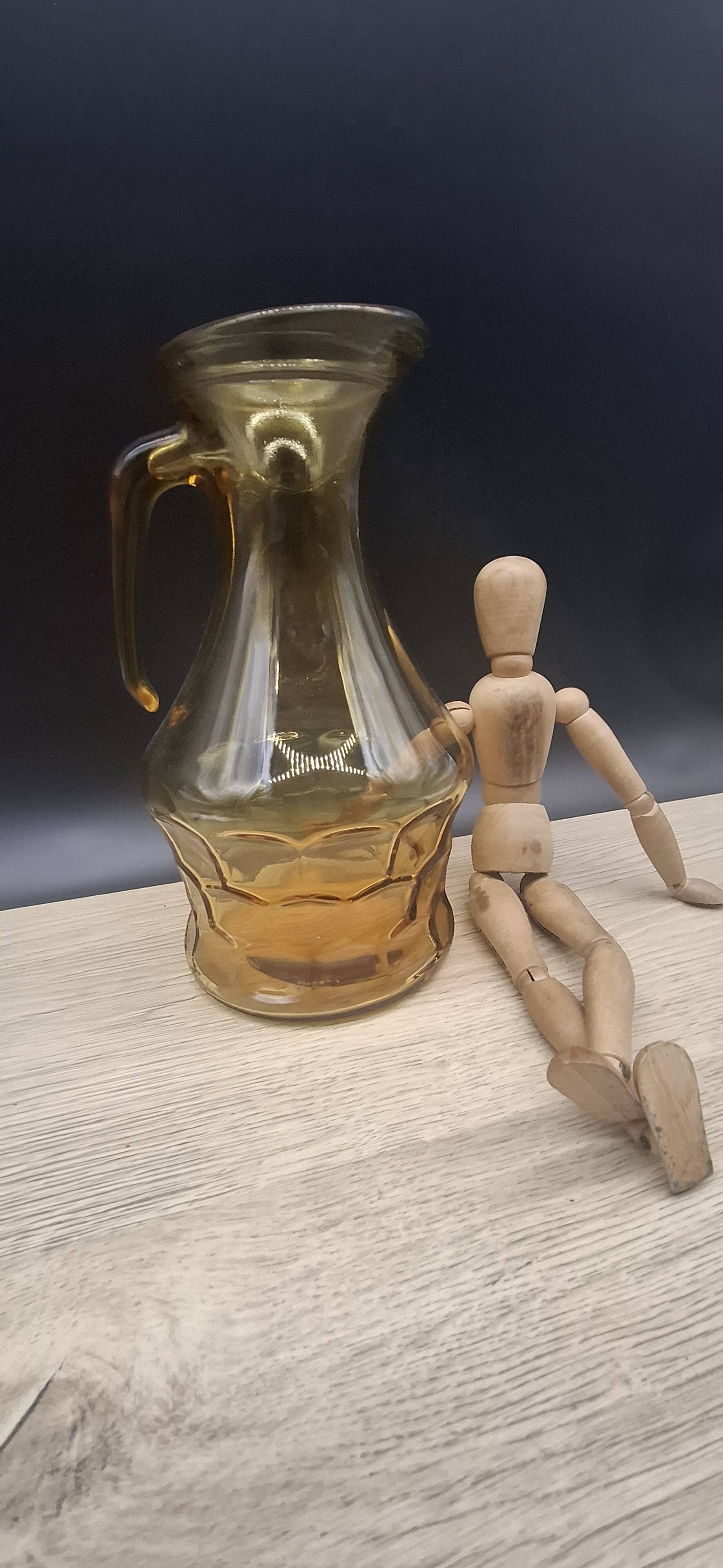 Carafe ambrée italienne