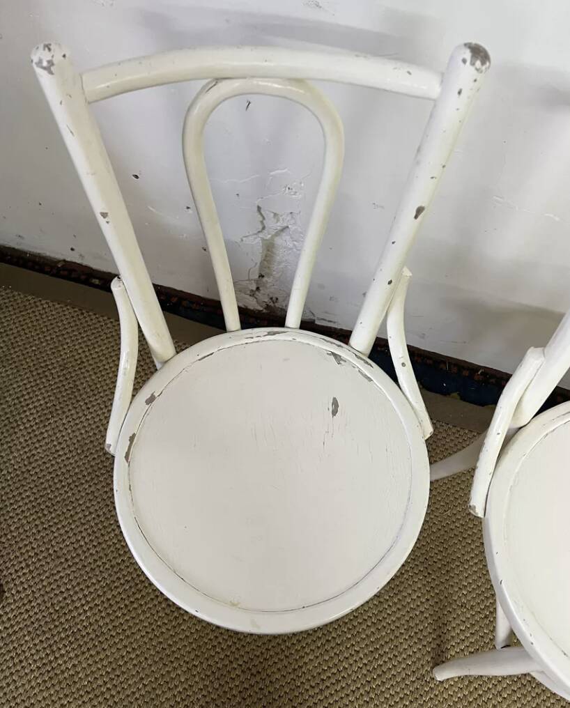 Set of 4 vintage bistro chairs