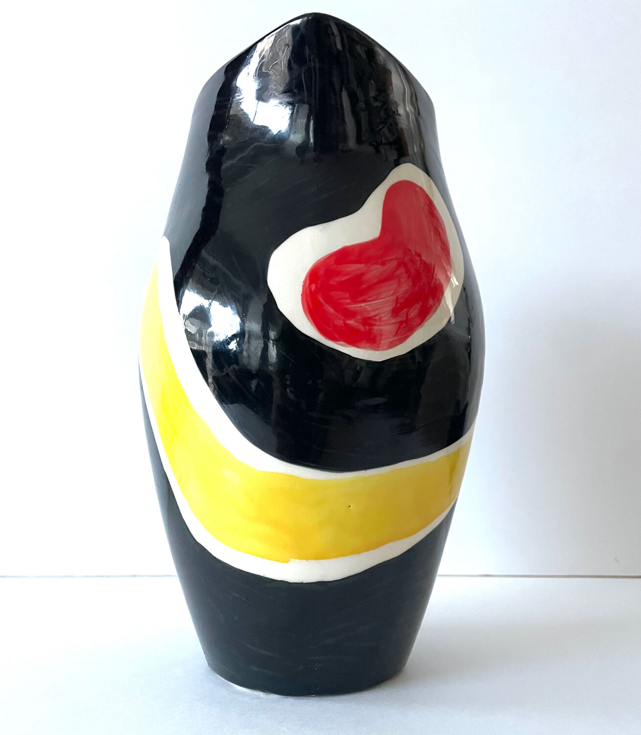 Large pitcher vase in earthenware by Roland Brice and Fernand Léger.