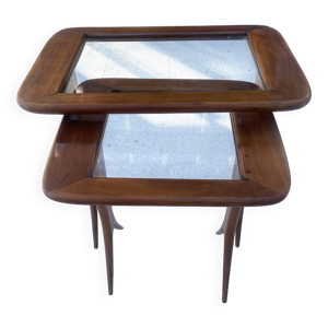 2 tables gigognes Raphael Raffel - années 60