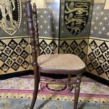 Suite of 6 bistro chairs in FISCHEL canning