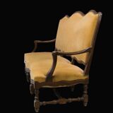 Louis XIII Bench, Oak, 17th Century, 3 Places
