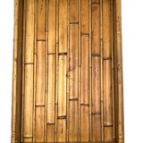 Plateau en bambou, Italie années 1970