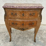 Louis XV style chest of drawers in rosewood