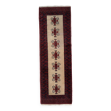 Tapis coureur vintage ouzbek Bukhara fait main en laine – 61 x 190 cm – Ann