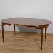 Mid-Century Teak Dining Table & Chairs by Hans Olsen for Frem Røjle.
