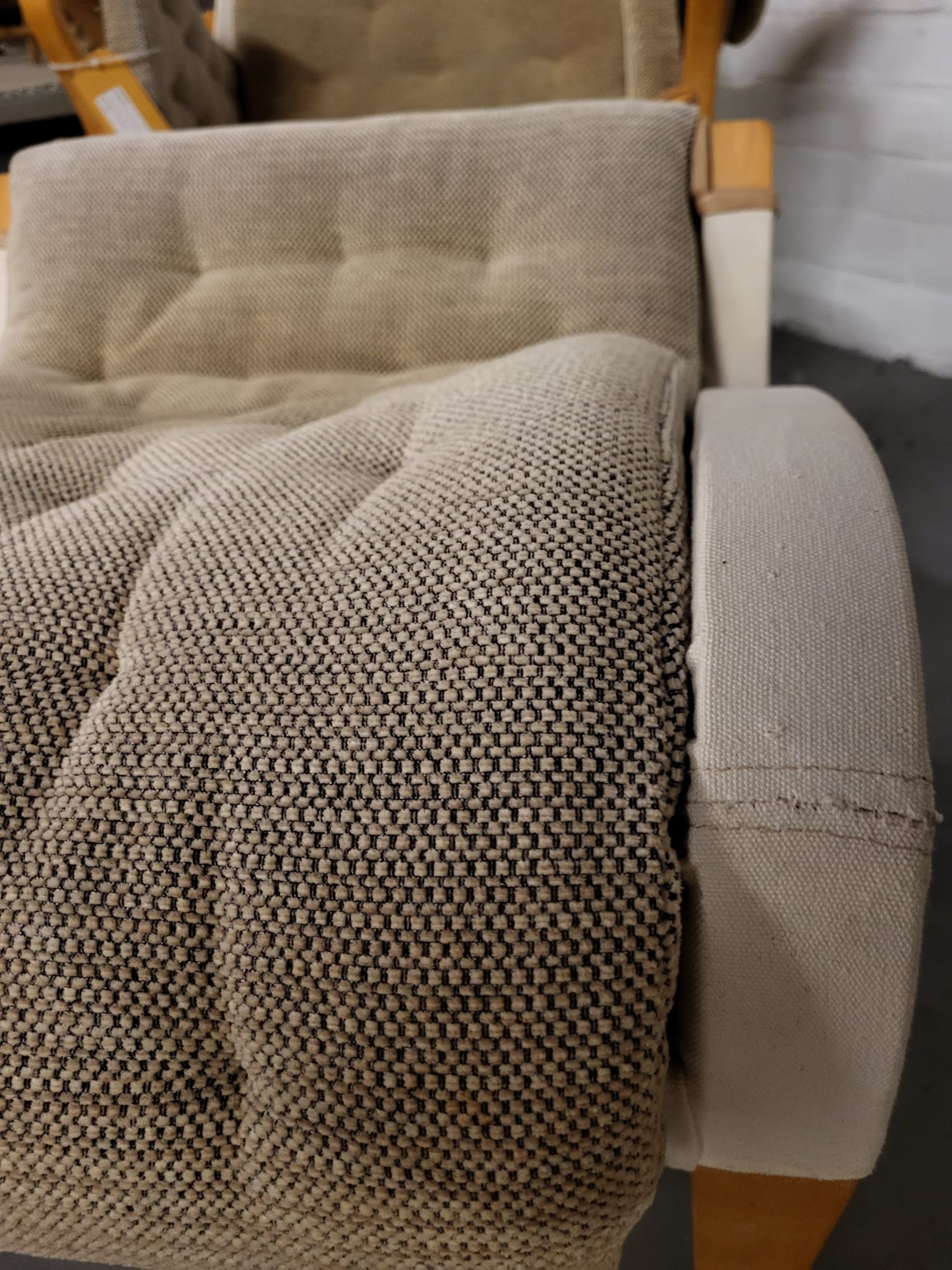 1960s “Pernilla” Chair + ottoman by Bruno Mathsson for DUX, Sweden