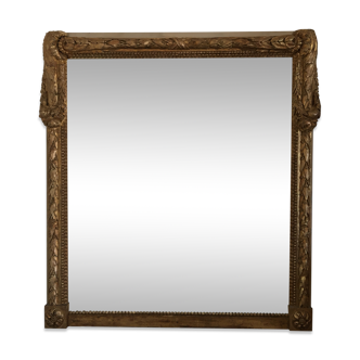 Louis XVI-style fireplace mirror