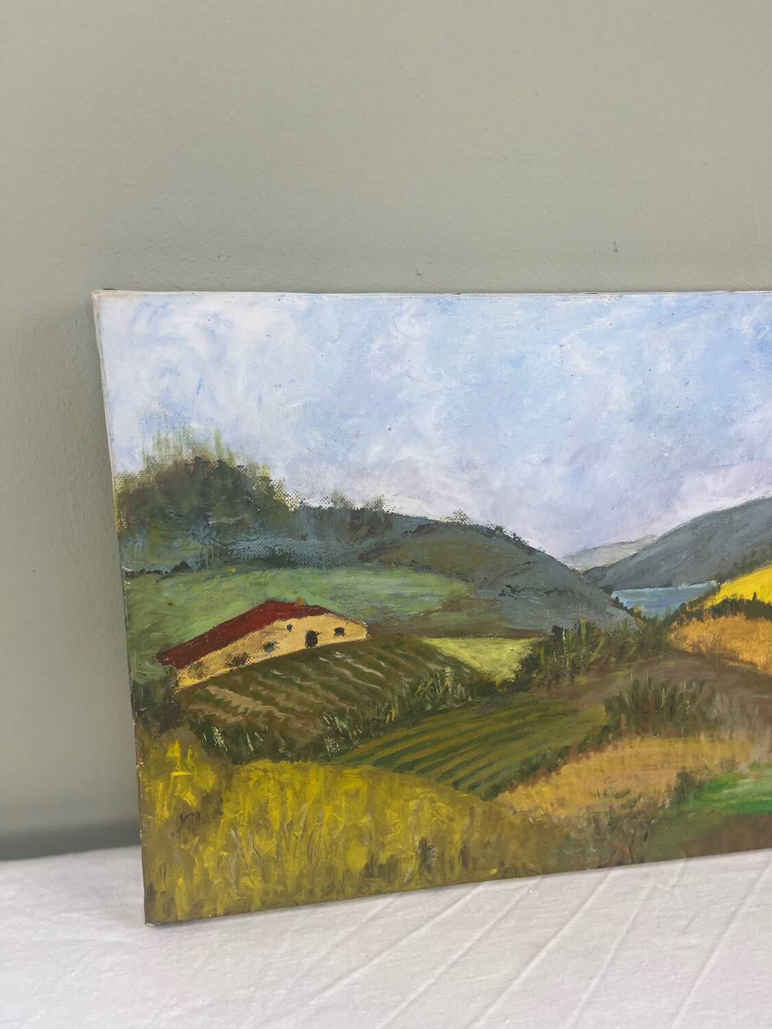 Oil on canvas “Gers Hills”
