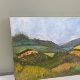 Oil on canvas “Gers Hills”