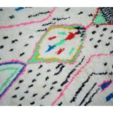 Colorful Berber carpet 258x146cm