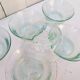 Vintage Biot glassware blown glass ramekins