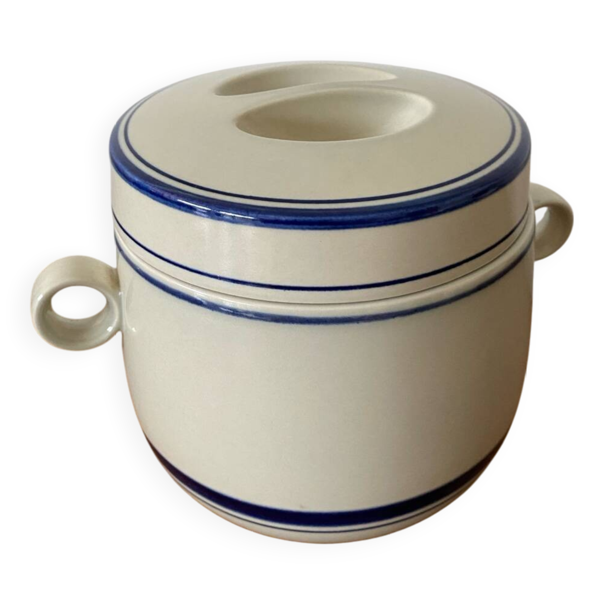 Old terrine stew roserthal ceramic pot made in germany vintage #b9