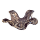 Crystal candlestick from Bayel, flower petal shape A559