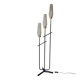 Vintage 3-light floor lamp, Arlus style, Art Deco spirit, 1950s.