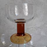 Set of 6 vintage walking glasses