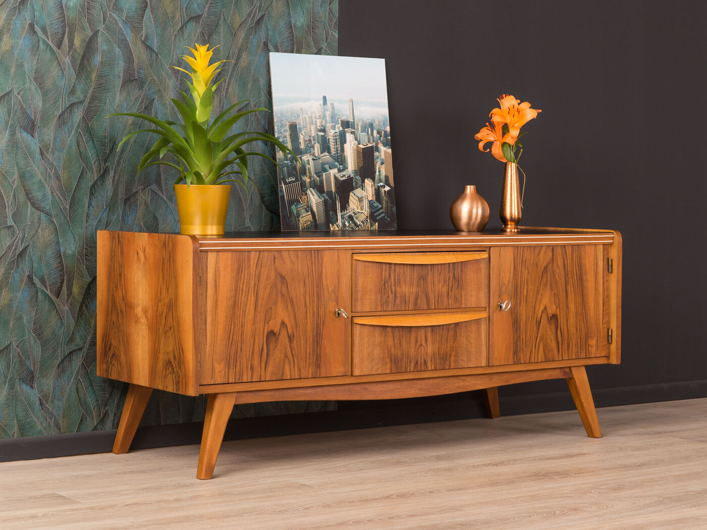 Walnut sideboard from the 1950s