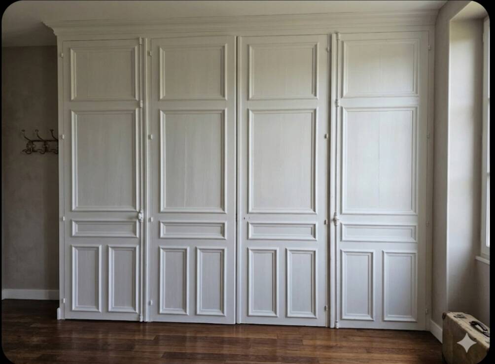 4 partition doors, 19th century.