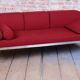 Bauhaus Sofa in Chrome and Upholstery by Hynek Gottwald, Czech, 1930s