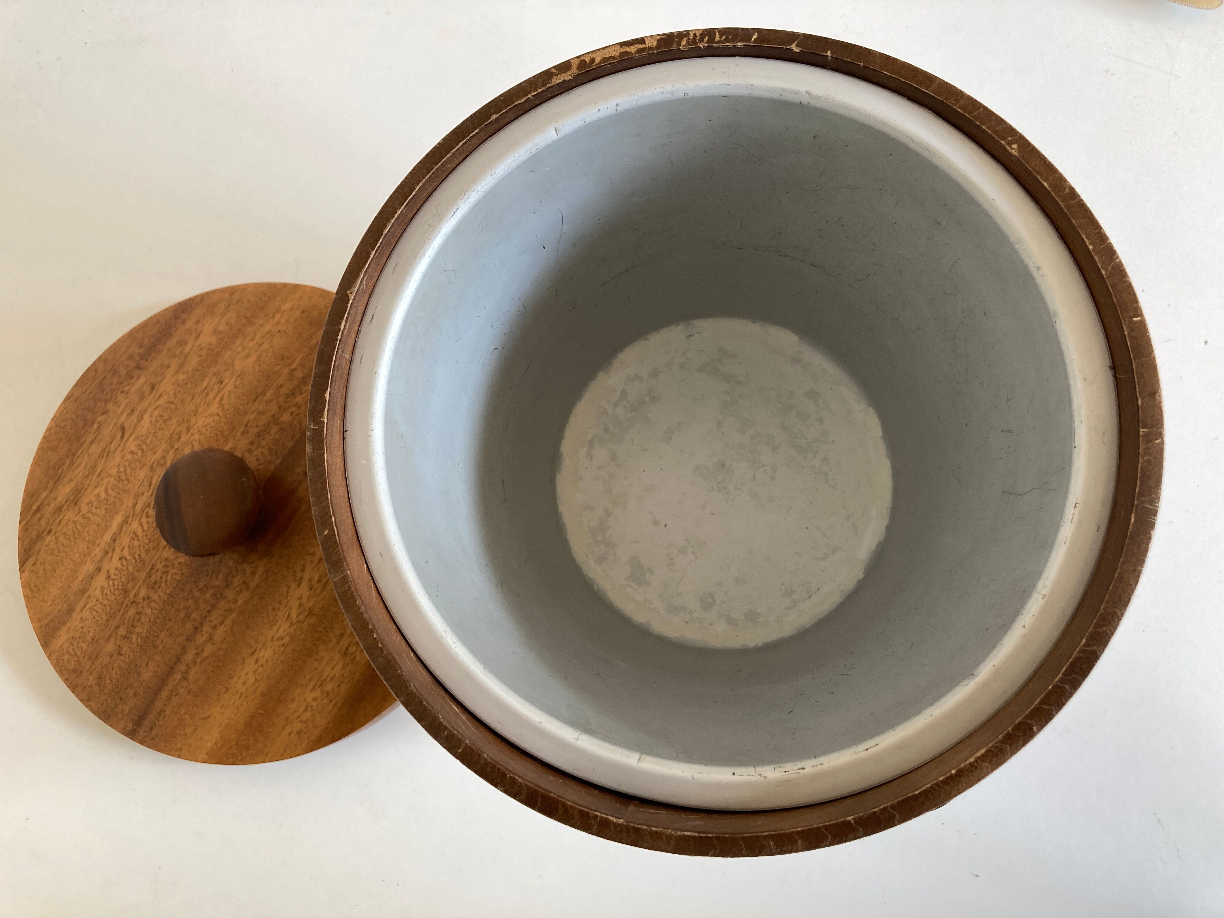 1960 Scandinavian teak champagne bucket