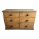 Vintage solid pine English trade counter furniture