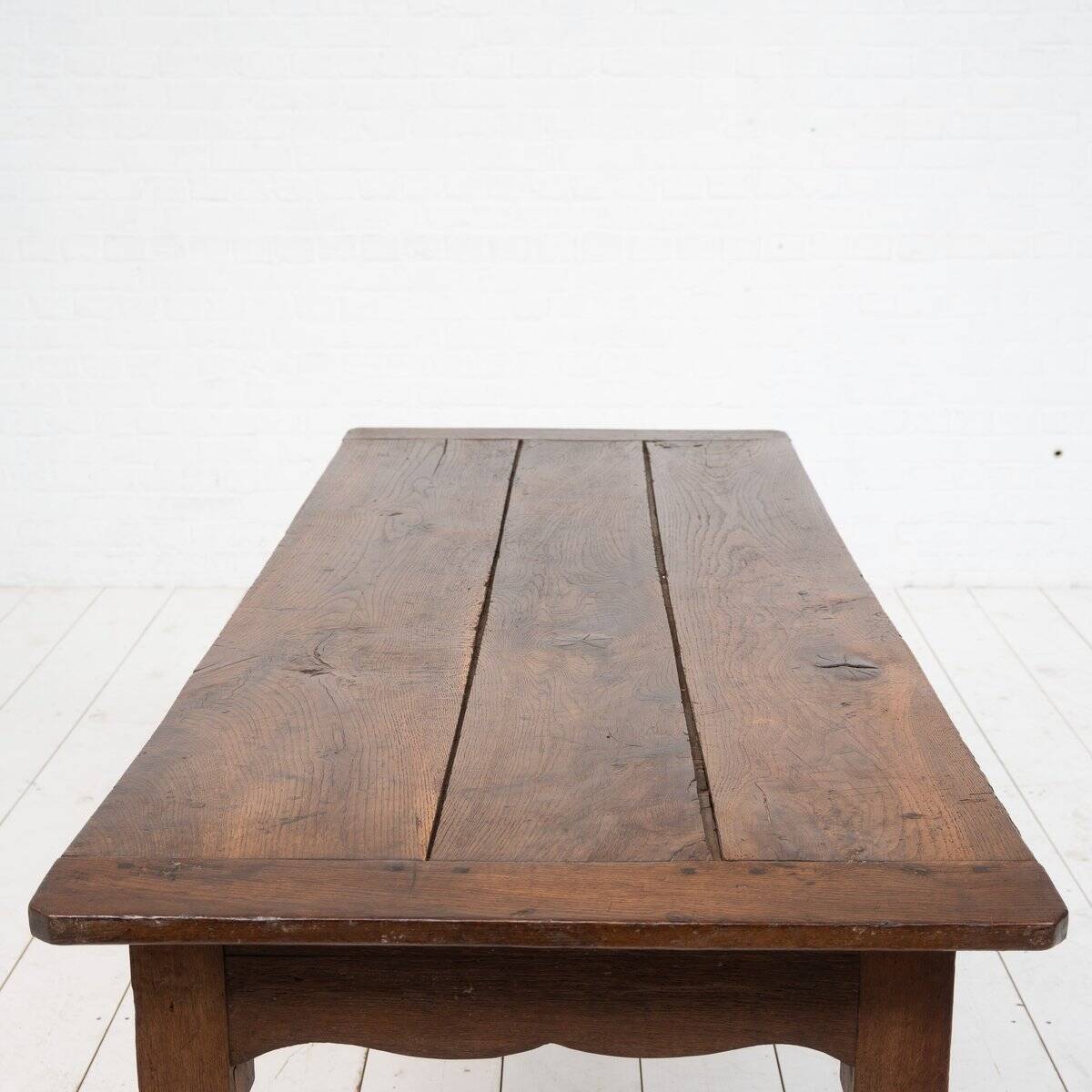 Table en chêne français antique, 1780