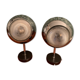 Pair wall lamps Eyeball staff leuchten