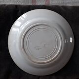 Vintage plate signed Creil Montereau