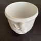 Cache-pot en faïence blanche, 1970