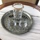 Ice bucket / cut crystal ice cubes