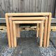 3 tables basses gigognes vintage