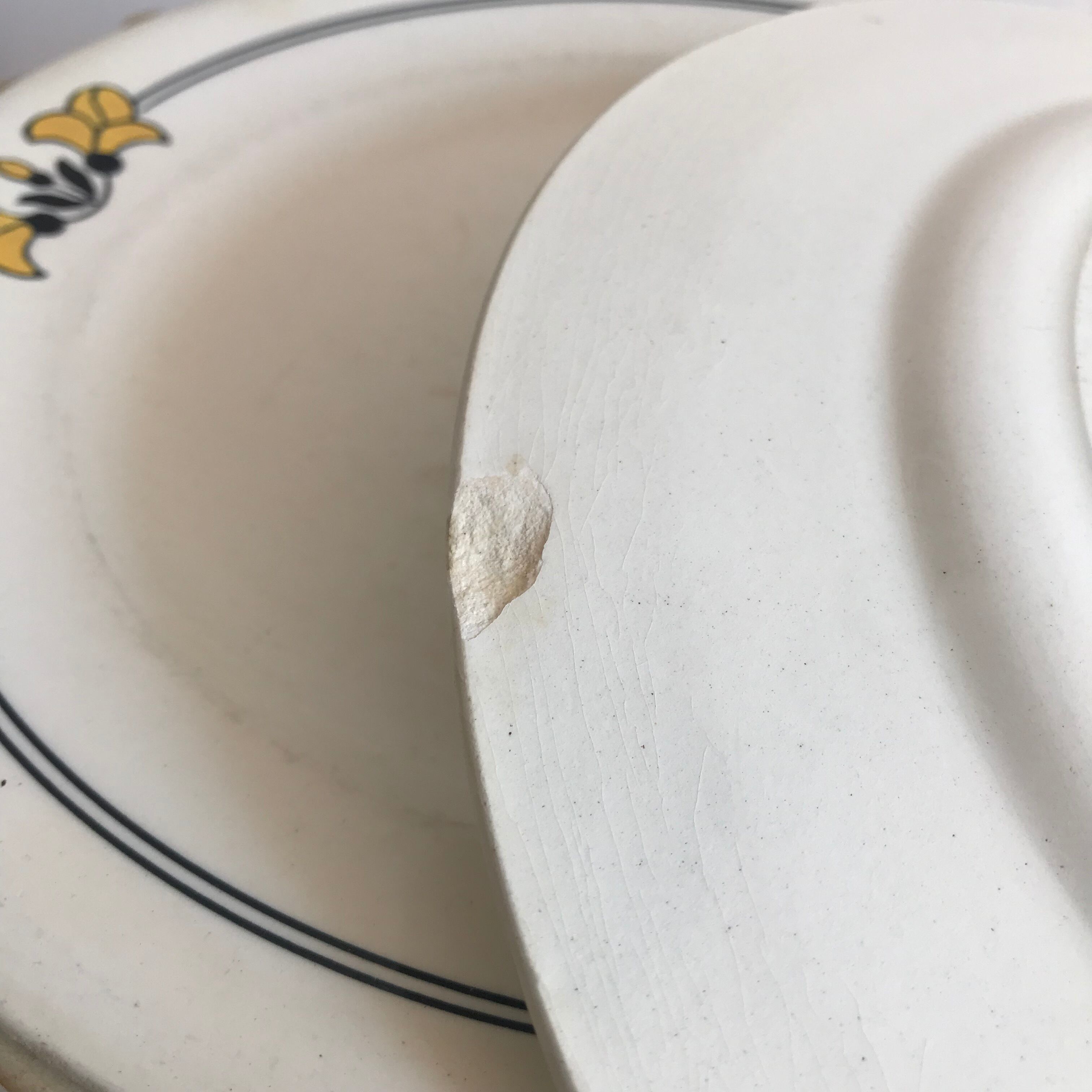 Flat plates and dessert plates Terre de Fer