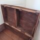 Grande malle en bois vintage