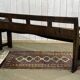 Banc rustique en châtaignier fin XIXème
