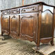Louis XV style sideboard in solid walnut